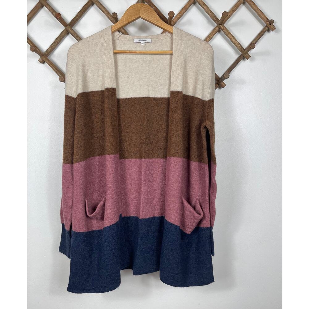 Madewell Wide Stripe Ryder Cardigan Sweater Women's Size S
